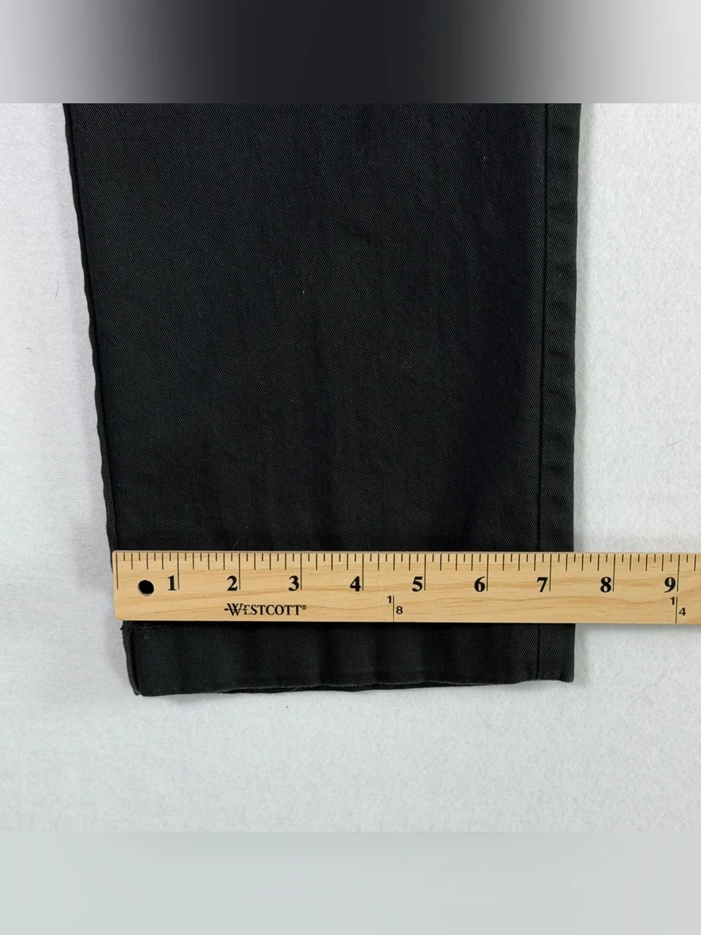 Men's J Crew Flex Chinos, Black, Straight Fit, Actual Size 33 X 30